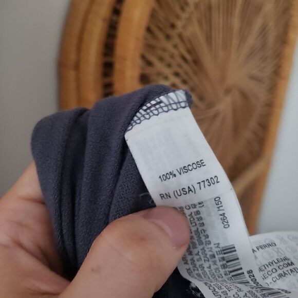 Zara Gray T-Shirt Collection Top S - Picture 4 of 4